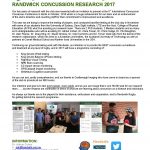 1702 Randwick Concussion Research 2017
